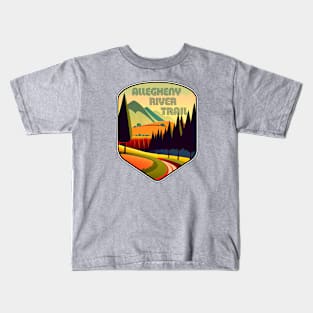 Allegheny River Trail Colors Kids T-Shirt